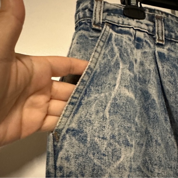 Vintage 90s 80s 530 Levi's Acid Wash pleated Jeans size 36 made in USA cotton - Picture 5 of 11